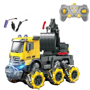 ماشین کنترلی شارژی کامیون بیل مکانیکی مقیاس 1:14 مدل Excavator Truck_اسباب بازی
